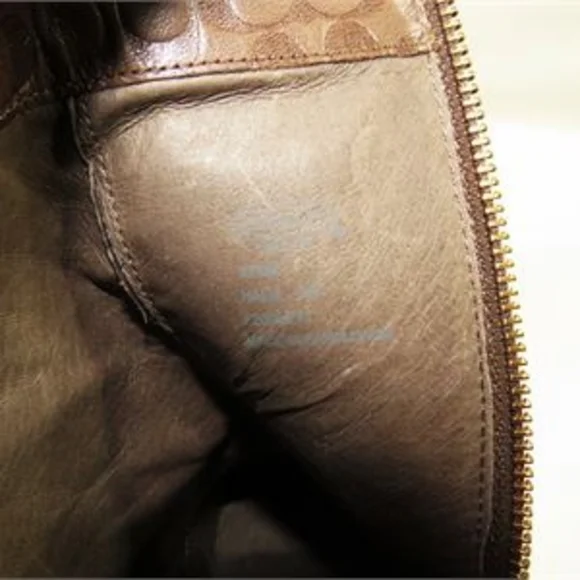 Coach Brown Leather Heeled Boots - Picture 8 of 8